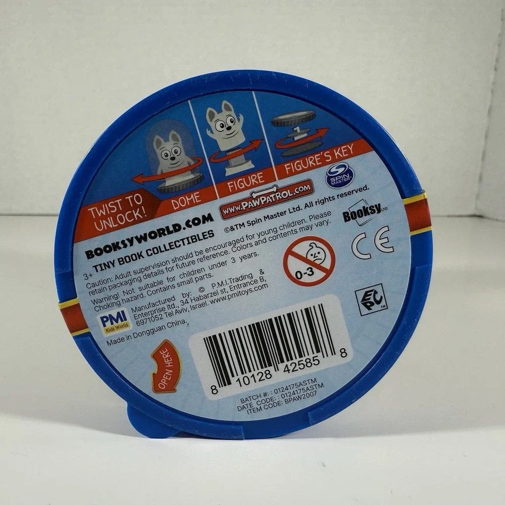 BOOKSY Paw Patrol Tiny‎ Book Collectibles Rocky (SEALED)